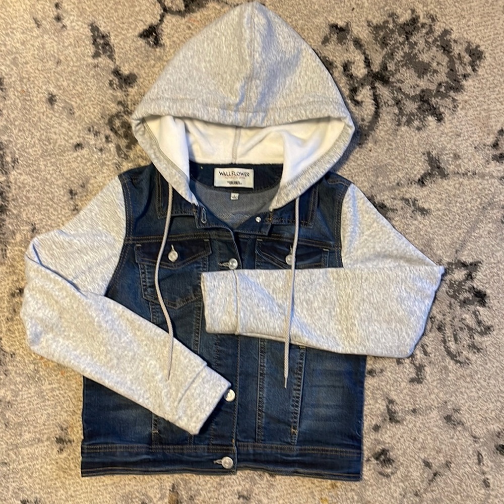 🧥Denim jacket & flower🌸